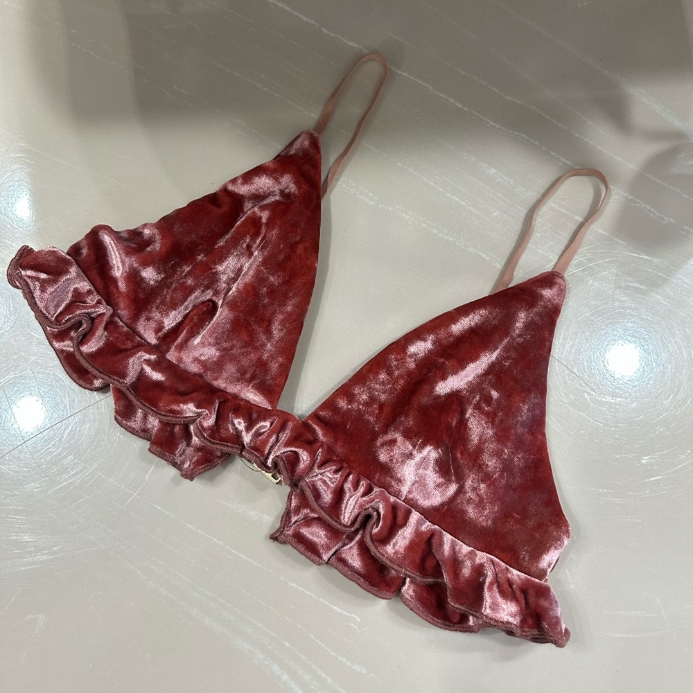 Something Navy Brand Something Delicate Crushed V… - image 1